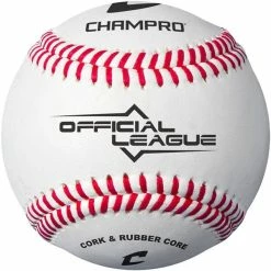 Champro Sports Champro CBB-90 Official League Baseball (Dozen) - Cork/Rubber Core - Synthetic