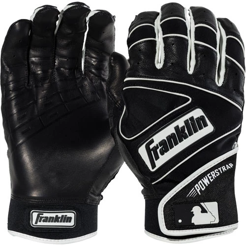 Franklin Adult Powerstrap Chrome Batting Gloves 1 Franklin Adult Powerstrap Chrome Batting Gloves