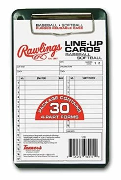 Rawlings Lineup Card W/Case